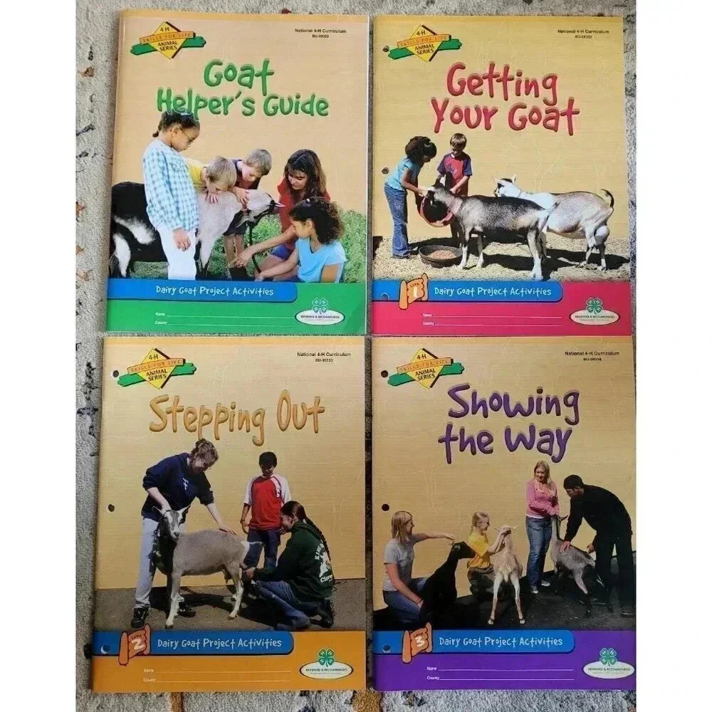 4-H dairy goat project activities book 1, 2, 3 and guide #3